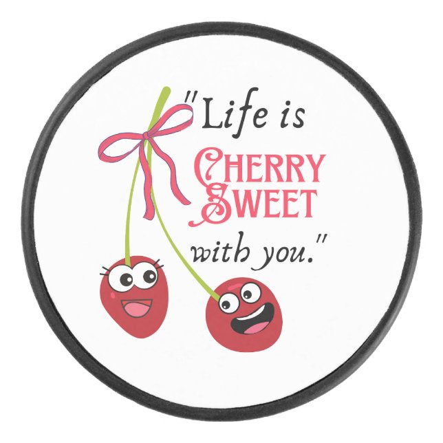 CHERRY  HOCKEY PUCK (Front)