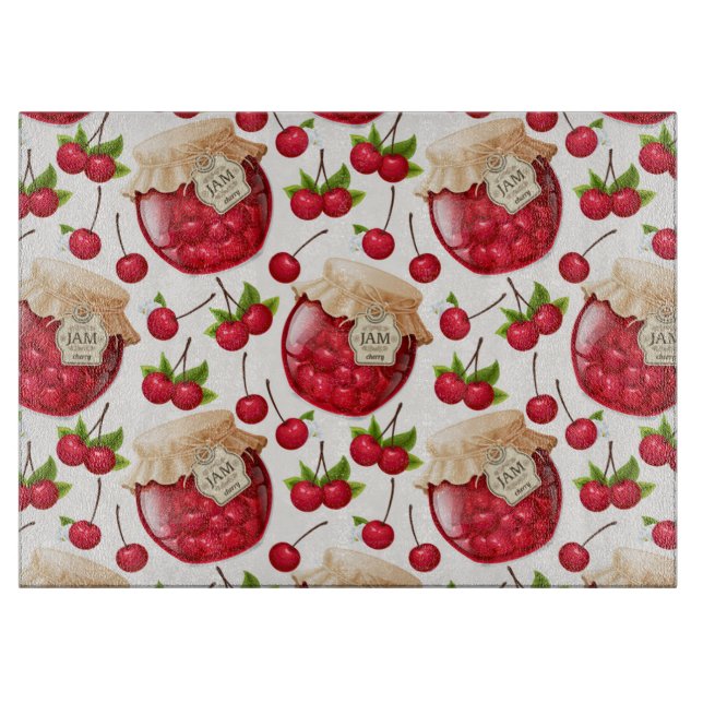 Cherry Jam Cutting Board (Front)