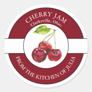 Cherry Jam Label