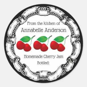 Cherry Jam Label Personalise