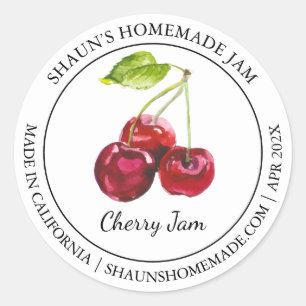 Cherry Jam Modern label