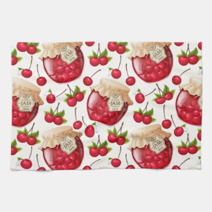 Cherry Jam Tea Towel