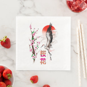 Cherry Japan Pastel Sakura Napkin