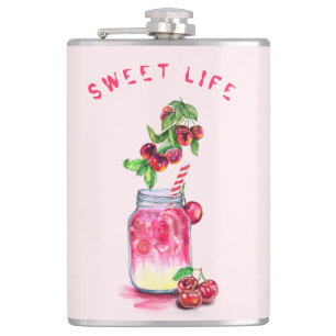 Cherry Juice Cool Drink Fruits Flask Gift