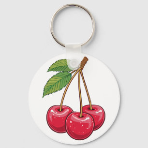 Cherry Key Ring