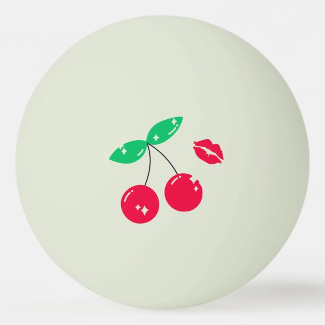 cherry kiss brillo ping pong ball (Front)
