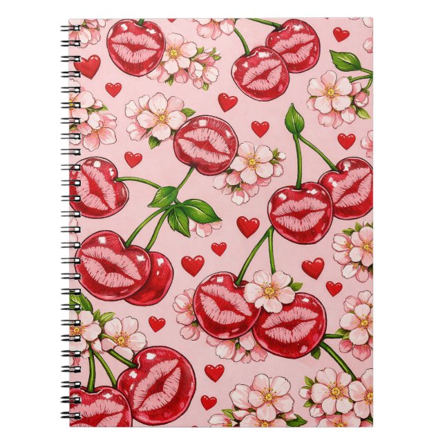 Cherry Kiss Notebook (Front)