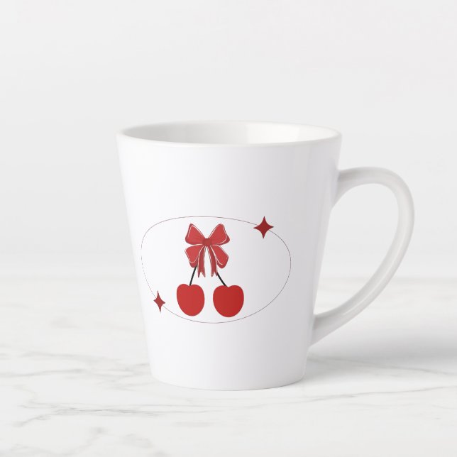 Cherry Latte Mug (Right)