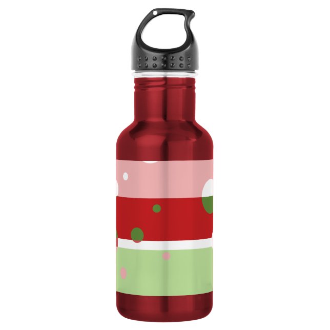 Cherry-Lime Pop Art Chicken 532 Ml Water Bottle (Front)