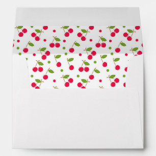 Cherry Lined Envelope
