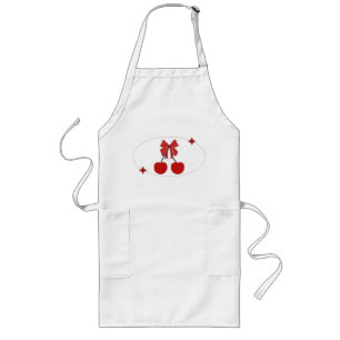 Cherry Long Apron