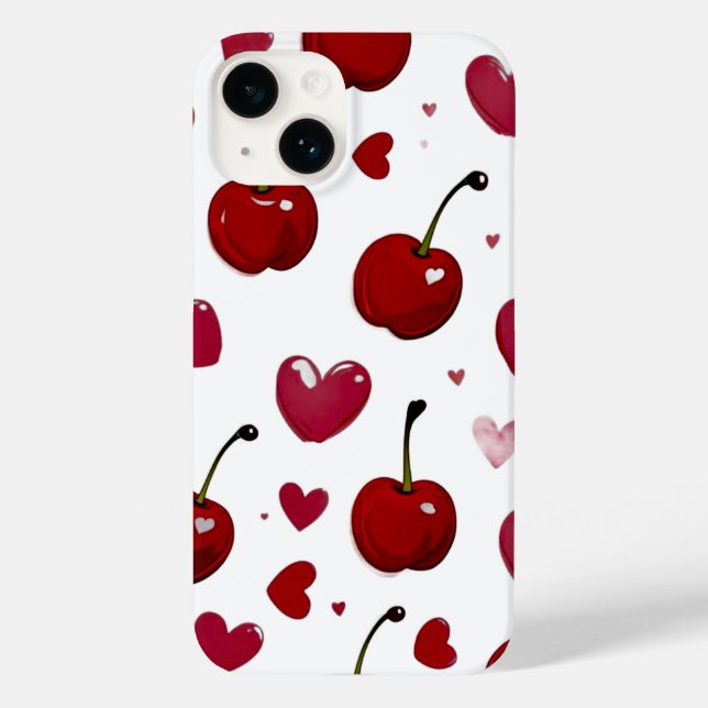 Cherry love Case-Mate iPhone case (Back)