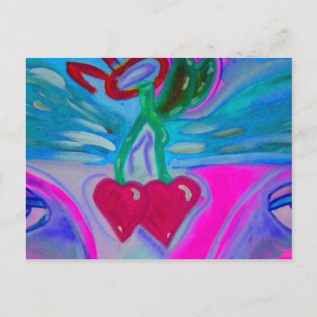 Cherry Lovetifu Postcard (Front)