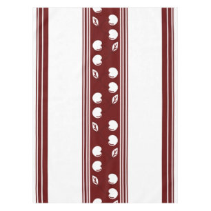 Cherry Luxury Jacquard Stripes Tablecloth
