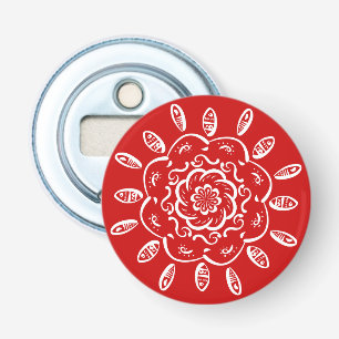 Cherry Mandala Bottle Opener