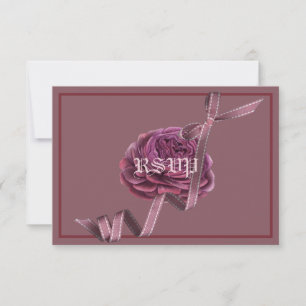Cherry Mauve Rose RSVP