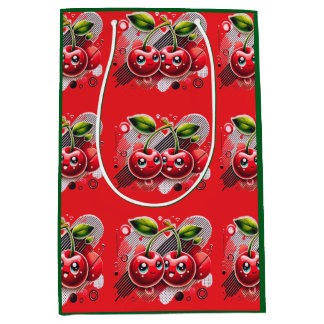 "Cherry Moods: Sweet & Sour Series" Medium Gift Bag