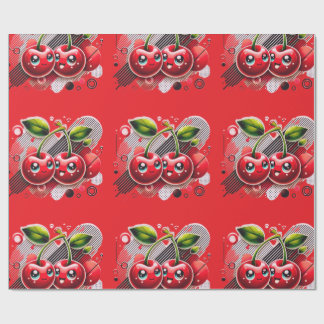 "Cherry Moods: Sweet & Sour Series" Wrapping Paper