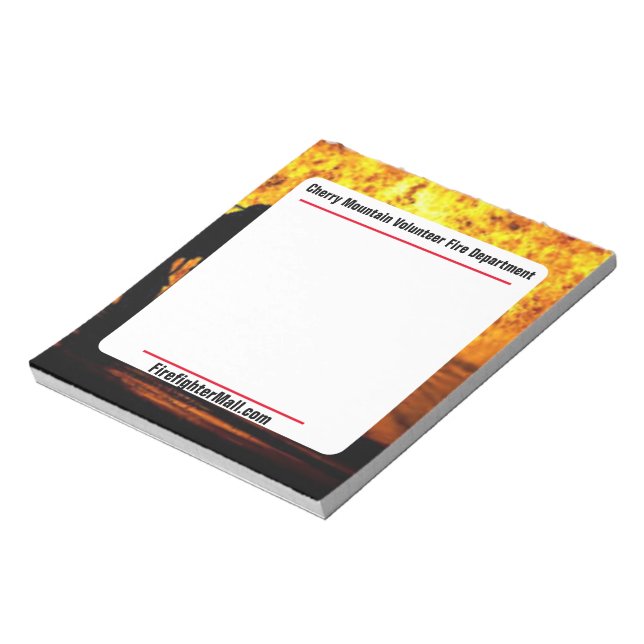 Cherry Mountain Volunteer Fire Department Notepad (Rotated)
