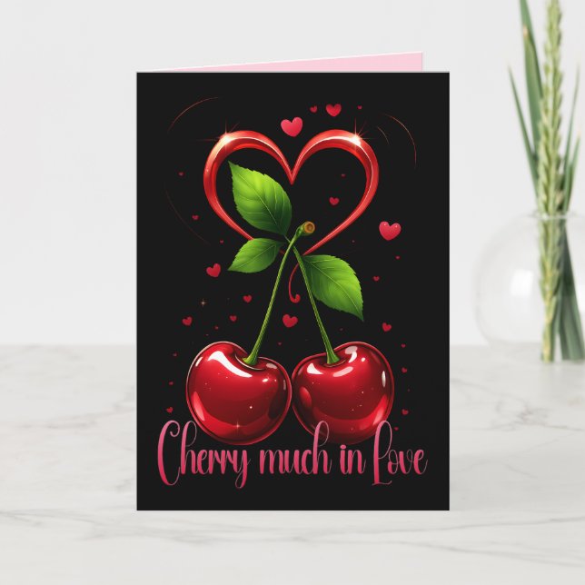 Cherry Much in Love Card (Front)