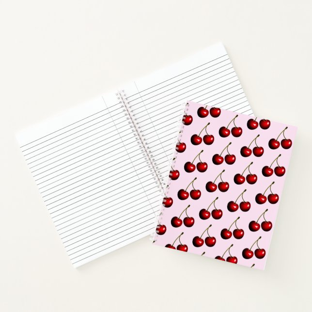 Cherry Notebook - Custom Colours (Inside)
