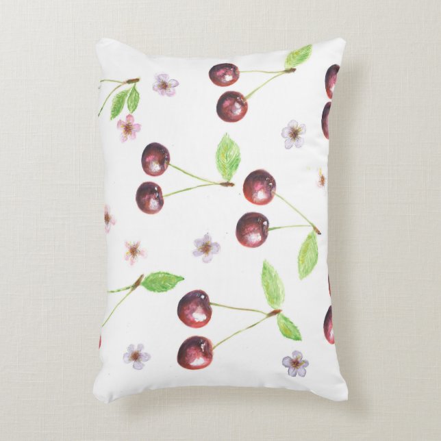 Cherry On A Top Decorative Cushion (Front(Vertical))