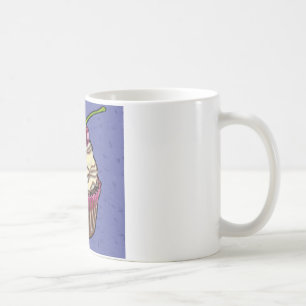 Cherry on Blue Coffee Mug