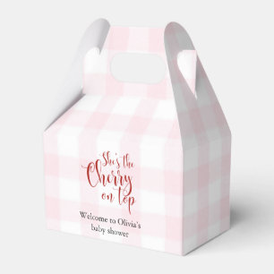 Cherry on top Baby Shower Favour Box