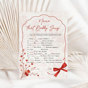 Cherry on Top Baby Song Game   Pink Bow Shower