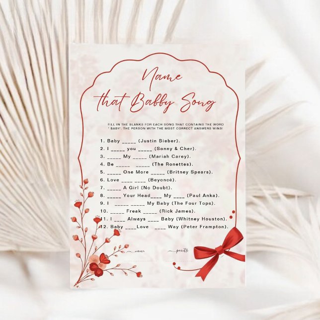 Cherry on Top Baby Song Game | Pink Bow Shower (Creator Uploaded)