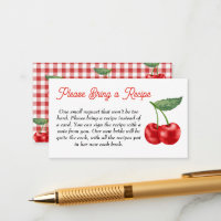 Cherry on top bridal shower recipe request