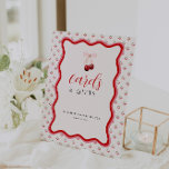 Cherry on Top | Cards & Gifts Bridal Shower  Pedestal Sign<br><div class="desc">Looking for a creative way to customise your bridal shower? Decorate with custom signage. These signs are completely customisable and can be altered to be Dessert Bar Signs, Bar Menu Signs, Favour Signs, Guestbook Signs, Reserved Signs, Hashtag Signs, Menu Posters, In Memory Of Signs and just about any type of...</div>