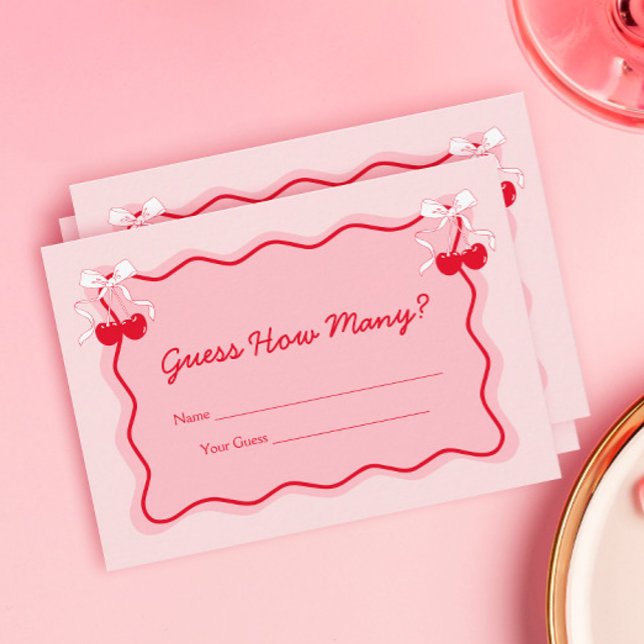 Cherry On Top Guess How Many Game Card (Creator Uploaded)