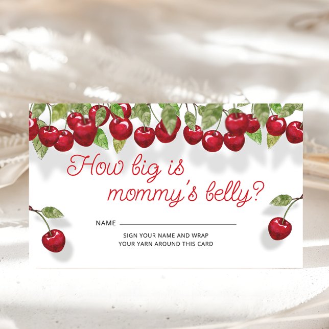 Cherry On Top How Big is Mummy's Belly Enclosure Card (Creator Uploaded)