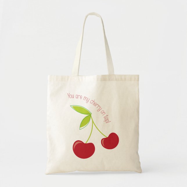 Cherry on Top Tote Bag (Front)