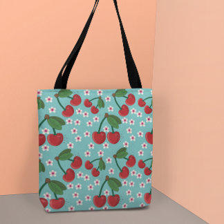 Cherry on top tote bag