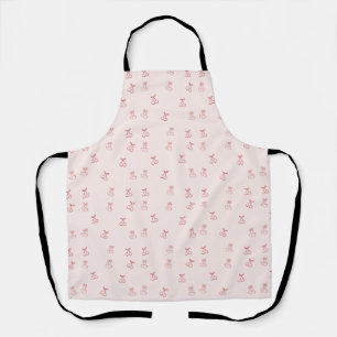 Cherry Outline Minimalism Apron