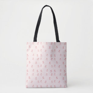 Cherry Outline Minimalism Tote Bag