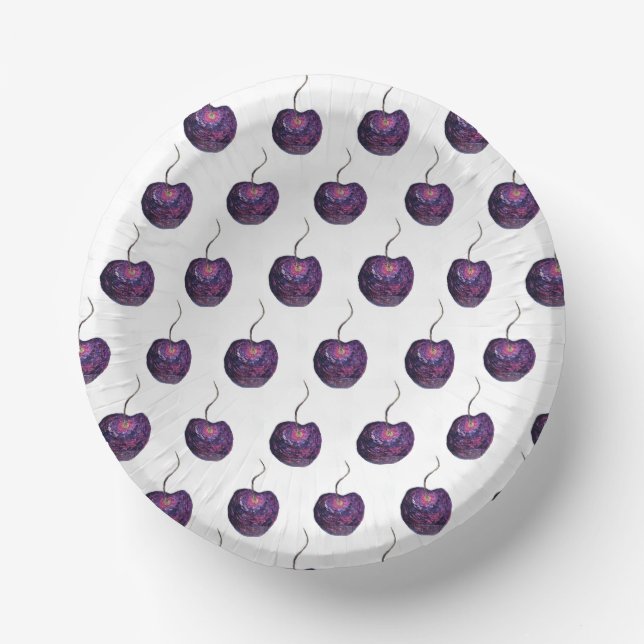 Cherry Paper Bowl Plate (Front)