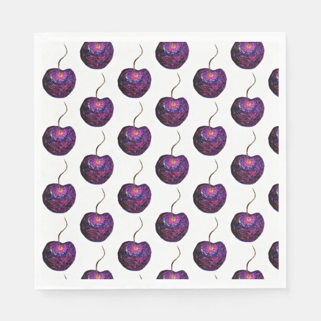 Cherry Paper Napkin (Front)