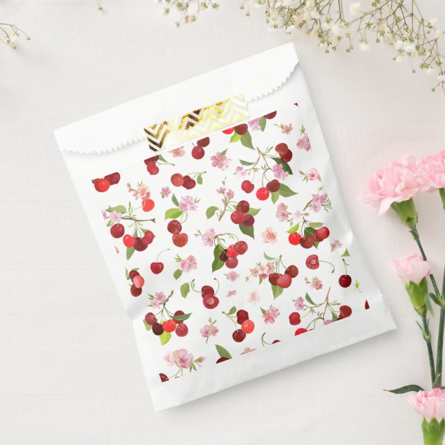 Cherry Pattern 1 Favour Bags (Sealed)