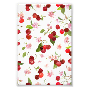 Cherry Pattern 1 Photo Print