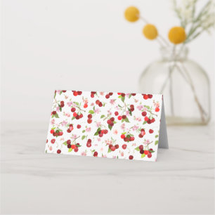 Cherry Pattern 1 Place Card