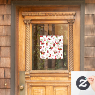 Cherry Pattern 1 Window Cling