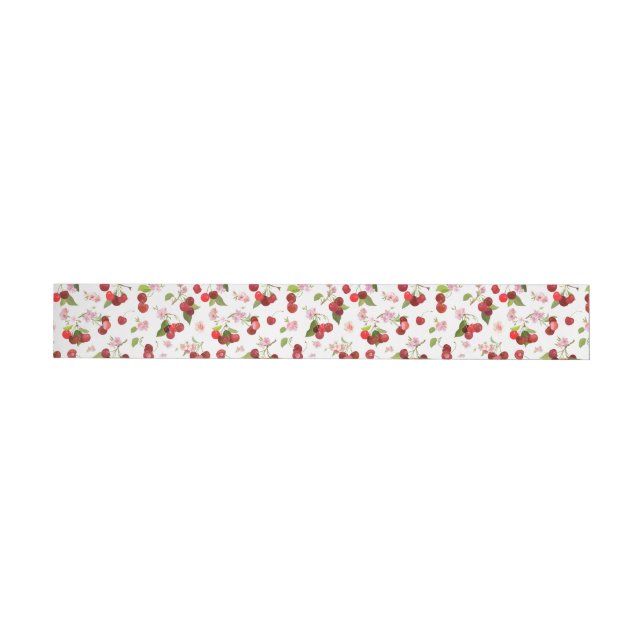 Cherry Pattern 1 Wrap Around Label (Individual)
