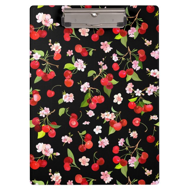 Cherry Pattern 2 Clipboard (Front)