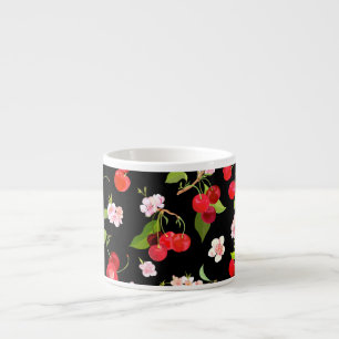 Cherry Pattern 2 Espresso Cup