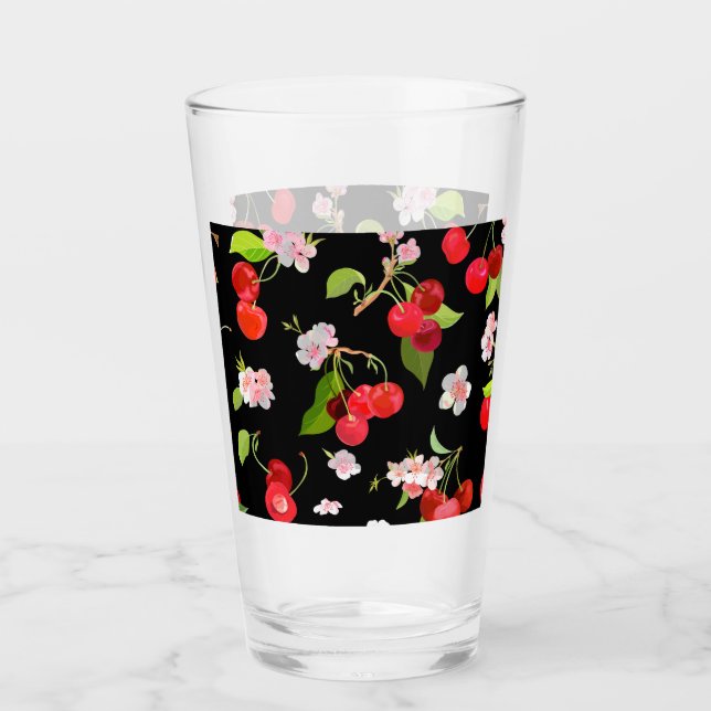 Cherry Pattern 2 Glass (Front)