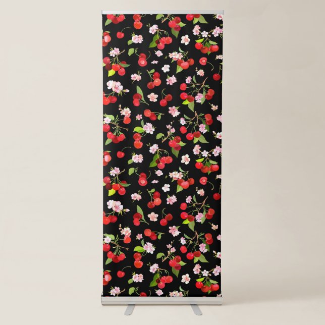 Cherry Pattern 2 Retractable Banner (Front)