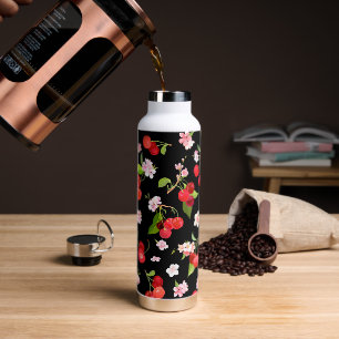 Cherry Pattern 2 Water Bottle